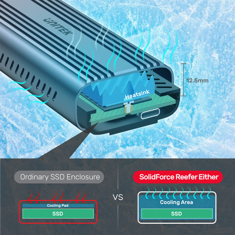 SolidForce Reefer Either USB-C 轉 M.2 SSD (NVMe/SATA) 硬碟盒