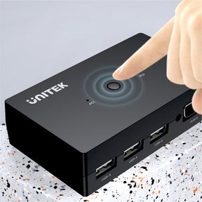 Full HD 1080P VGA KVM Switch 2 In 1 Out