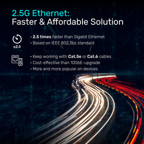 USB 3.0 to 2.5G Gigabit Ethernet Adapter