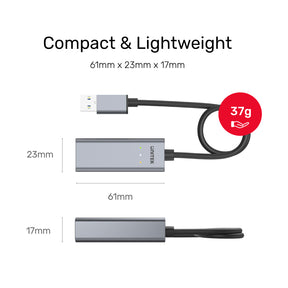 USB 3.0 轉 2.5G 乙太網轉接器