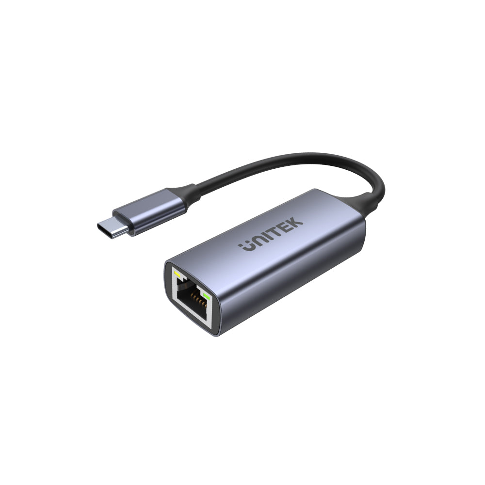 2 合 1 USB-C 轉千兆位乙太網轉接器 (配有USB-C PD 快速充電接口)