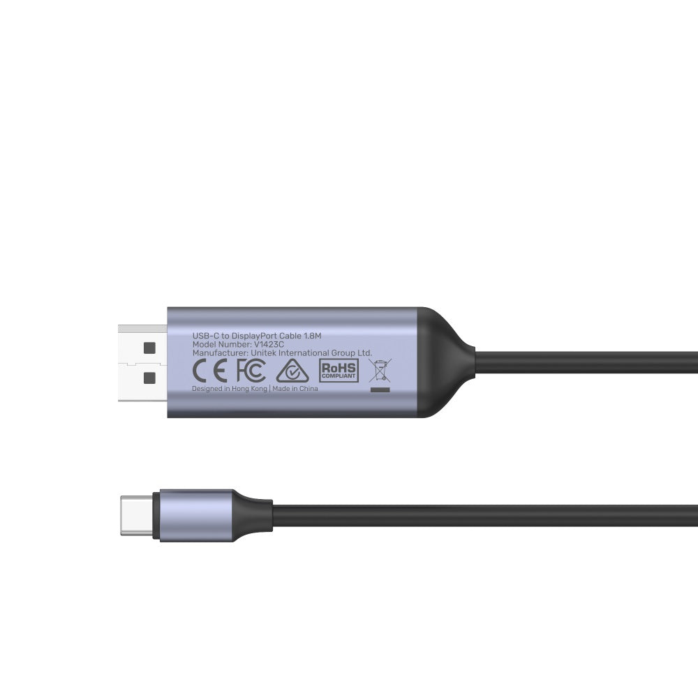 USB-C 轉 DisplayPort1.4 轉接線 1.8米