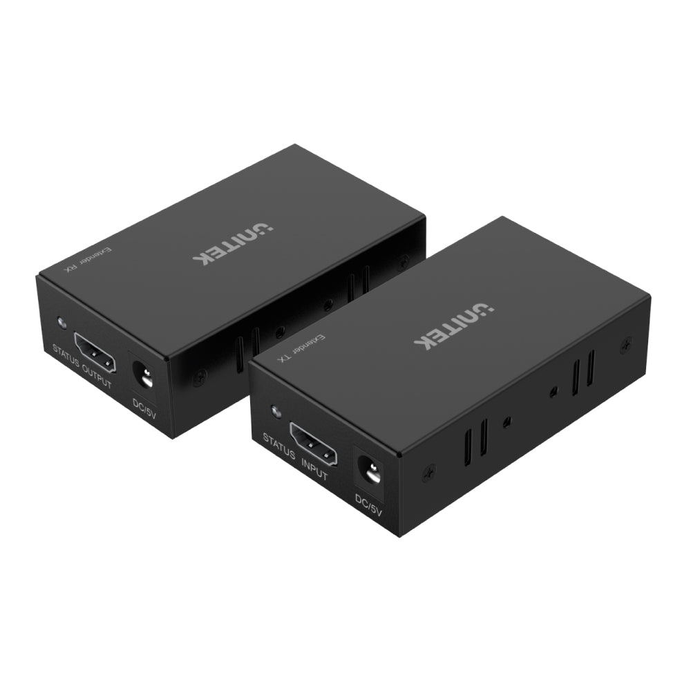 DDMALL HE-30 4K HDMI Extender Kit, UHD HDMI Transmitter and Receiver K