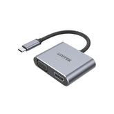 4K 60Hz USB-C 轉 HDMI 及 VGA 轉接器 (MST 多螢幕獨立擴展)