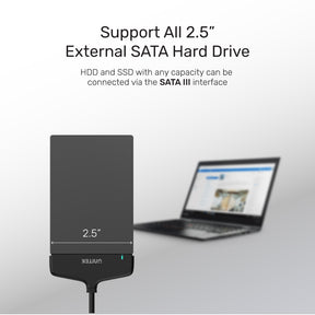 SmartLink Manta C USB-C 轉 2.5" SATA III 轉接器