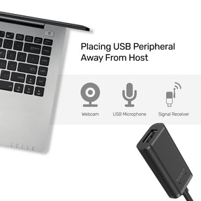 USB 2.0 主動式延長線 (配備充電接頭)