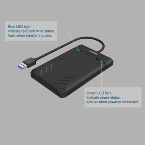 DiskGuard Raiden 2.5" USB 3.0 轉 SATA III 2.5" 外置硬碟盒