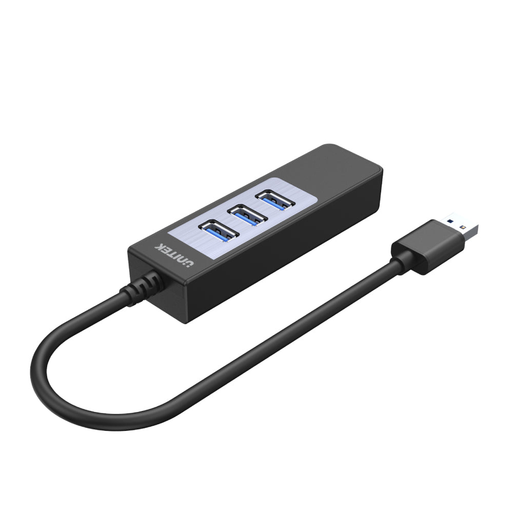 4-in-1 USB 3.0 Ethernet Hub