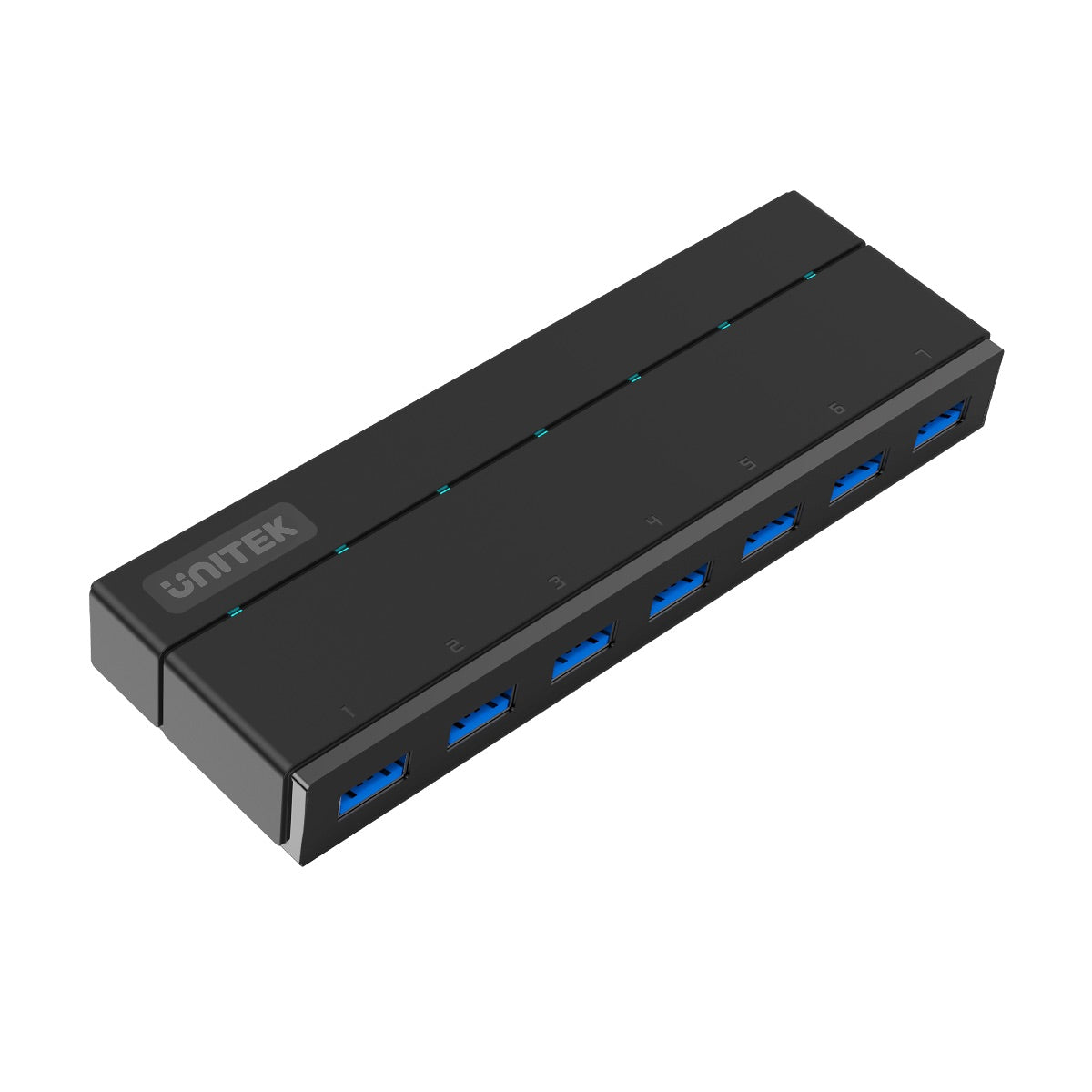 7 Ports Powered USB 3.0 Hub with USB-A Cable