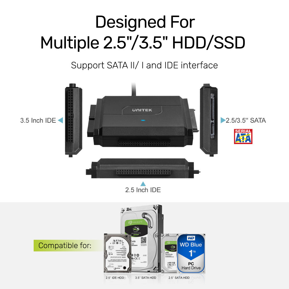 SmartLink Trinity USB 3.0 to SATA II & IDE HDD & SSD Adapter