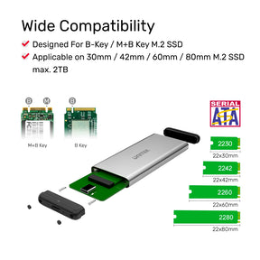 USB 3.0 轉 SATA NGFF/ M.2 SSD 硬碟盒