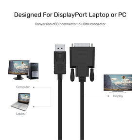 DisplayPort 轉 DVI 轉接線