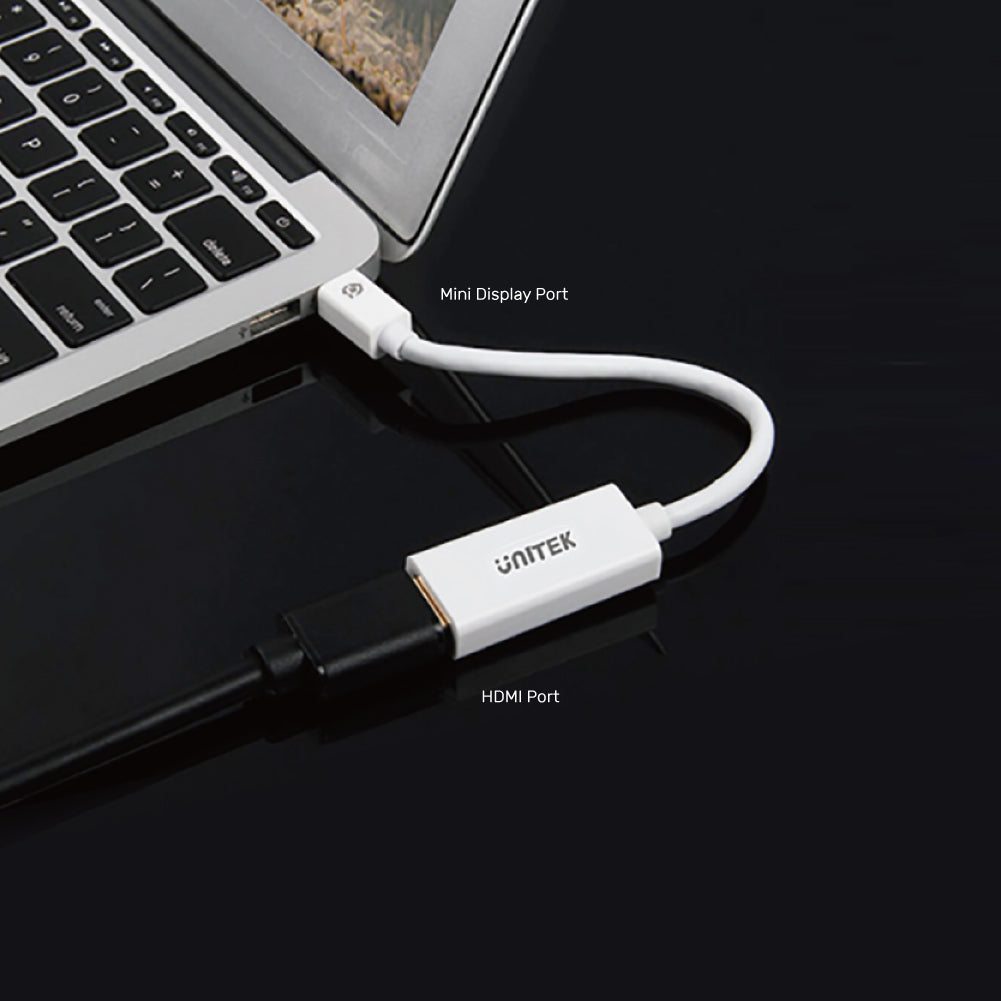 4K 30Hz Mini DisplayPort 轉 HDMI 轉接器