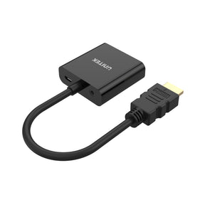 HDMI to VGA Adapter with 3.5mm for Stereo Audio