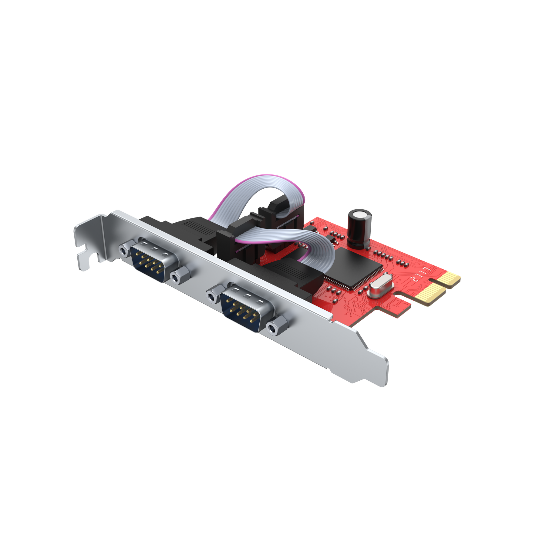 雙接口 PCIe 串行 (Serial) 卡