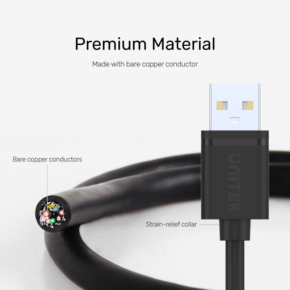 USB 2.0 to USB-A Data Cable