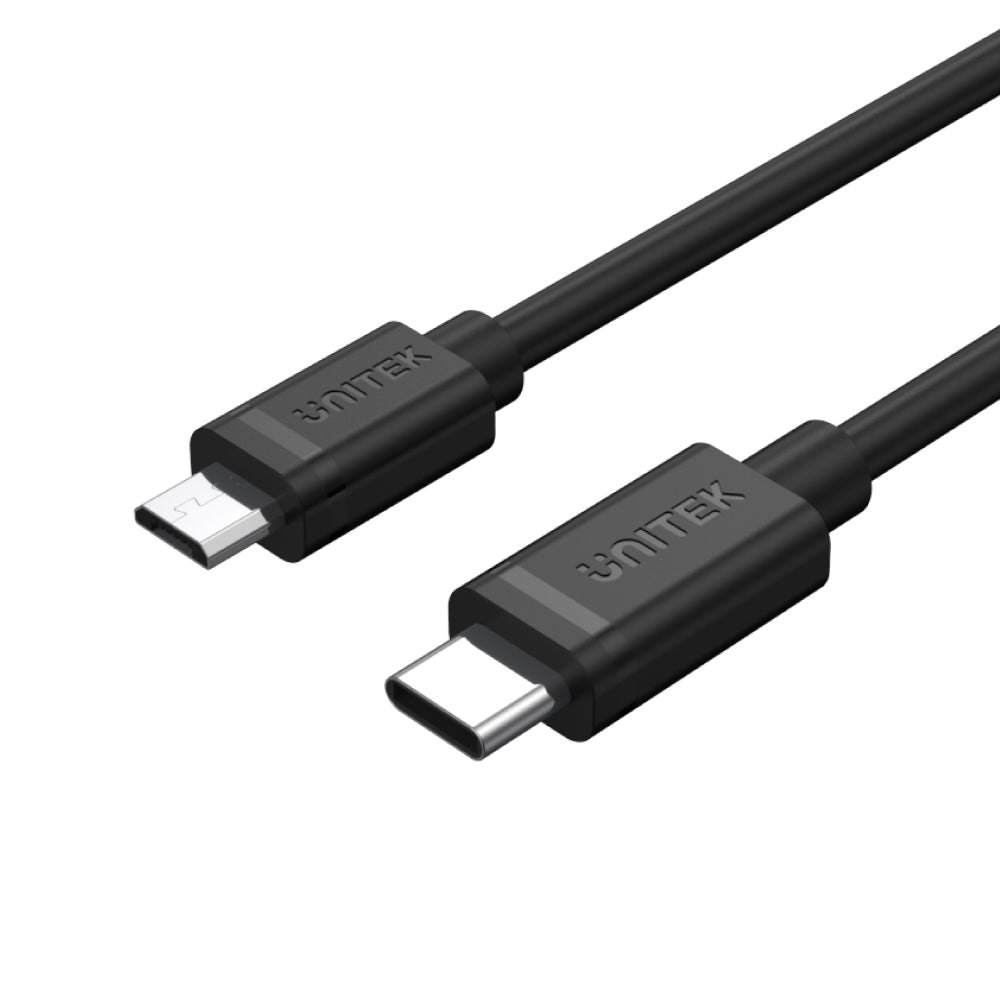 USB-C to Micro USB Charging Cable with Data (USB 2.0)