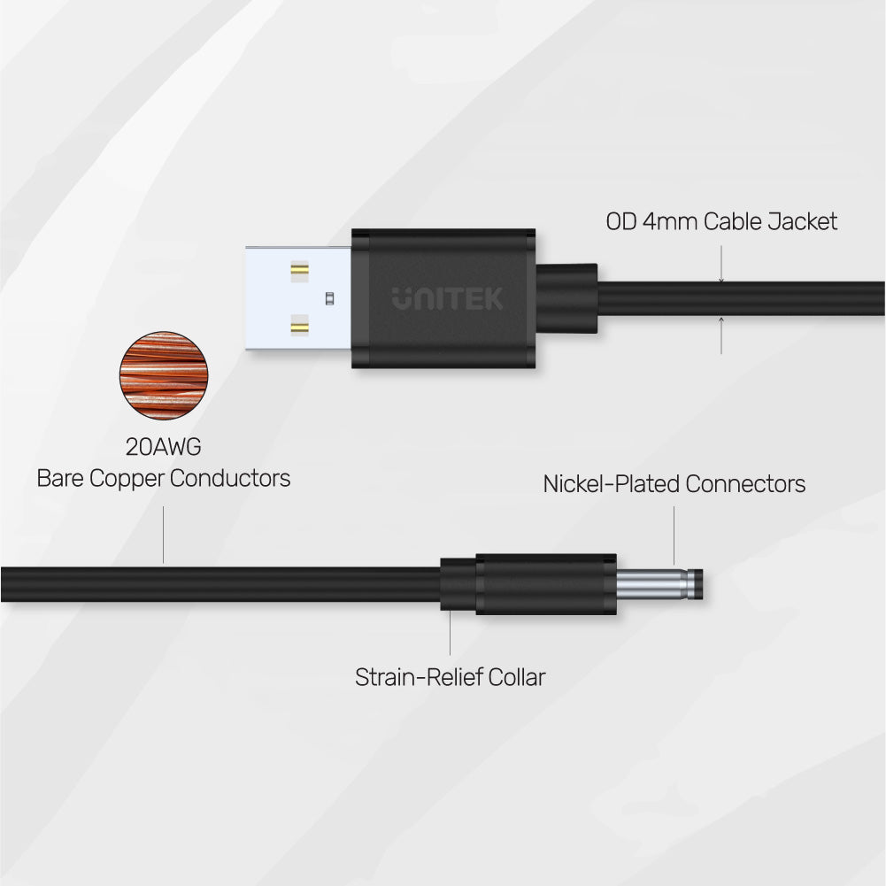 USB 轉 DC 3.5mm 充電線