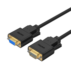 DB9 9 Pin 直通 Serial RS232 串口延長線