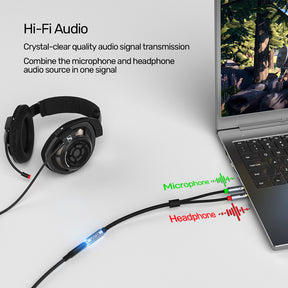 耳機 3.5mm AUX 立體聲音頻轉接器