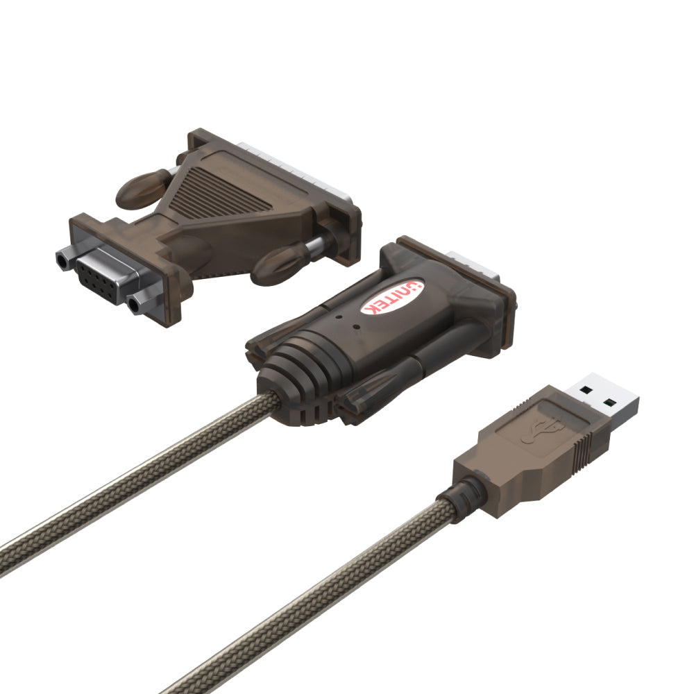 USB 轉 RS232 串行接口轉接器 (附送 DB9F 轉 DB25M 轉接器)